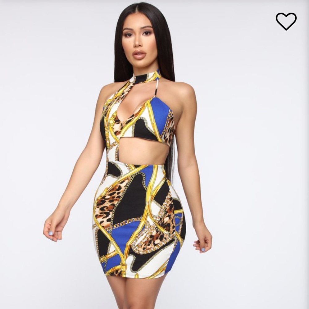 Cut Out Mini Dress
